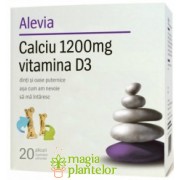 Calciu 1200 Mg vitamina D3 20 DZ – Alevia