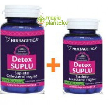 Detox suplu 60+10 CPS - Herbagetica