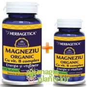 Magneziu organic 60+30 CPS - Herbagetica