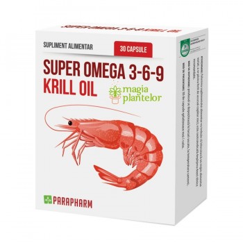 Super Omega 3-6-9 Krill Oil 30 CPS - Parapharm