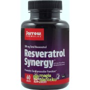 Resveratrol Synergy® 200 60 CPS Easy-Solv® - Jarrow FORMULAS- Secom